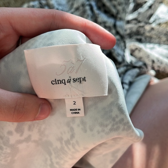 Cinq a Sept snake print mini dress - Picture 2 of 2